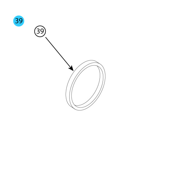 item#39 25636 PISTON BACK-UP RING