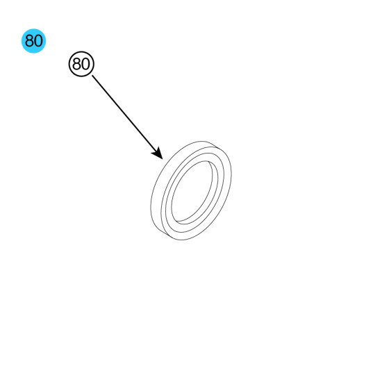 item#80 28994 OIL SEAL (BG8A)