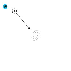 item#86 76142 THRUST WASHER