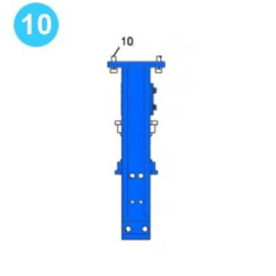 item#10 Eckel Style Backup 7-5/8" Standard Tri Grip Bolt item#10 Eckel Style Backup 7-5/8" Standard Tri Grip Bolt