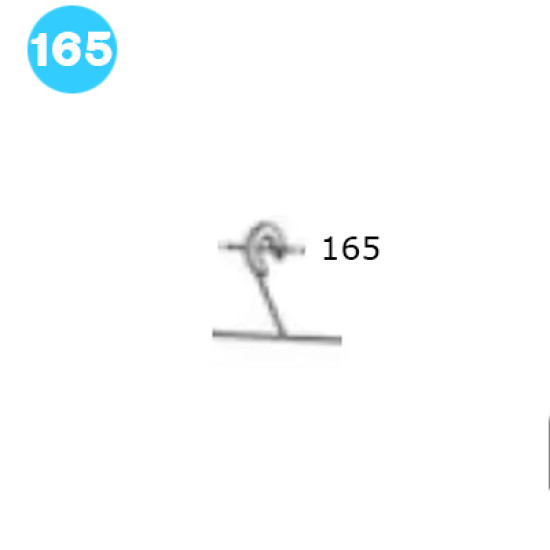 item#165 BJ Style Rod Tong Motor Mark IV Control Valve Spool Spring Clip image