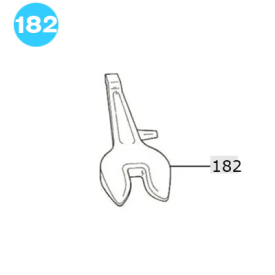 item#182 BJ Style Mark IV Jaw Assembly Backup Wrench, 5/8