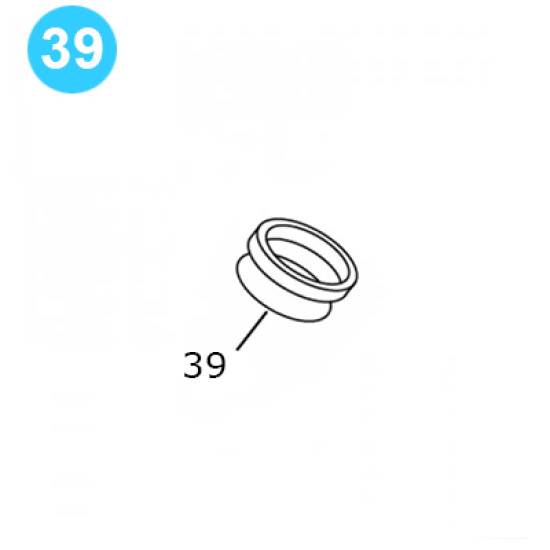 item#39 BJ Style BTS Tubing Tong Suspension Spring Lower Cap BJ Style BTS Tubing Tong image