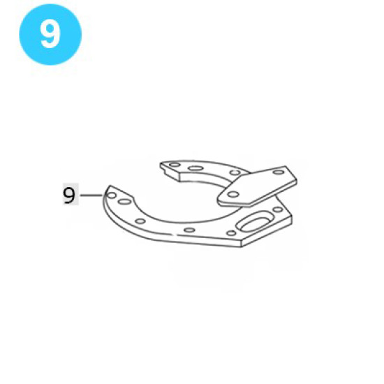 item#9 BJ Style BTS Tubing Tong Brake Band Cover image