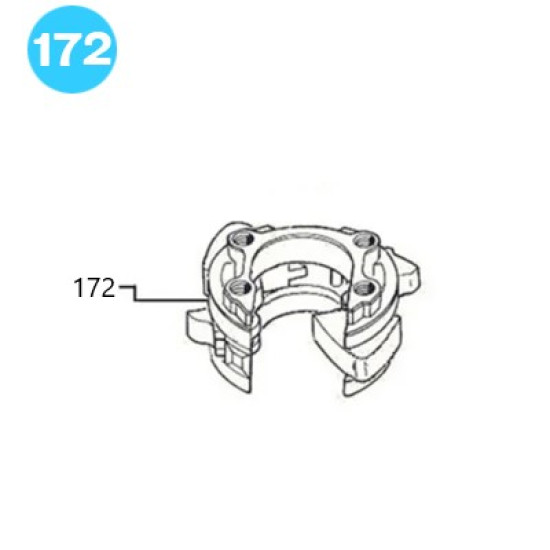 item#172 BJ Style Mark IV Jaw Assembly Inner Ring Assembly, 1-1/8