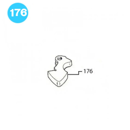 item#176 BJ Style Mark IV Jaw Assembly Plain Jaw, 1-1/8