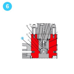 item#6 Ideco Style T-1300/T-1600, 5000psi 7-1/2" x 12" Fluid-End Assembly Fluid End item#6 Ideco Style T-1300/T-1600, 5000psi 7-1/2" x 12" Fluid-End Assembly Fluid End