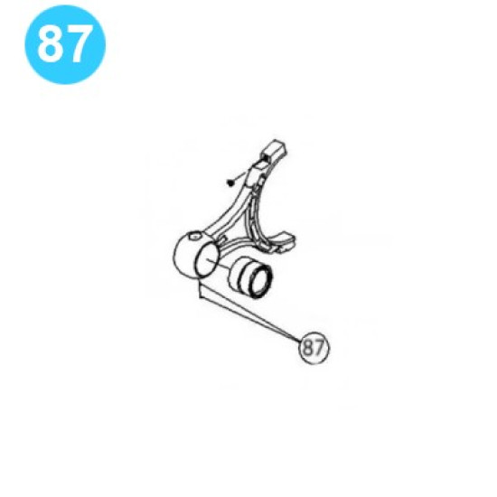 item#87 PZ-8 Gear Driving Parts, Eccentric Gardner Denver Style Wire 288' PZ-8 Gear Driving Parts, Eccentric image