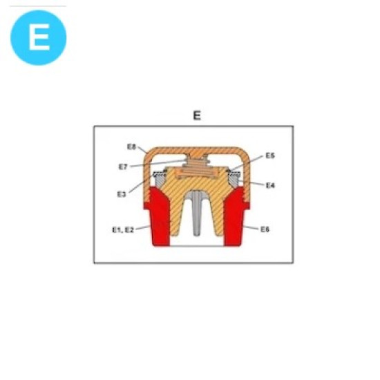 item#E TEE Piston and Liners 3x5