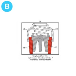 item#B TEE 4x5" Piston and Liners Type 4" Gardner Denver Style Fluid Valve Assembly item#B TEE 4x5" Piston and Liners Type 4" Gardner Denver Style Fluid Valve Assembly