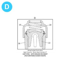 item#D TEE 4x5" Piston and Liners Type 4" Gardner Denver Style Fluid Valve Assembly item#D TEE 4x5" Piston and Liners Type 4" Gardner Denver Style Fluid Valve Assembly