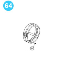 item#64 PZ-10 Gear Driving Parts, Eccentric Gardner Denver Style Screw, Gear to Eccentric