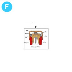 item#F TEE Piston and Liners 2x5" Gardner Denver Style Fluid Valve Group item#F TEE Piston and Liners 2x5" Gardner Denver Style Fluid Valve Group