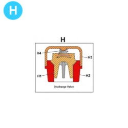 item#H TEE Piston and Liners 2x5" Gardner Denver Style Fluid Valve Group item#H TEE Piston and Liners 2x5" Gardner Denver Style Fluid Valve Group