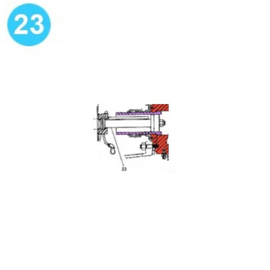 item#23 FA-1300 Type I Fluid-End Assemby Continental Emsco Style Piston Rod image