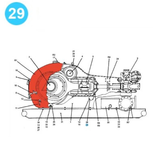 item#29 F-800 General Assembly Continental Emsco Style 1/2