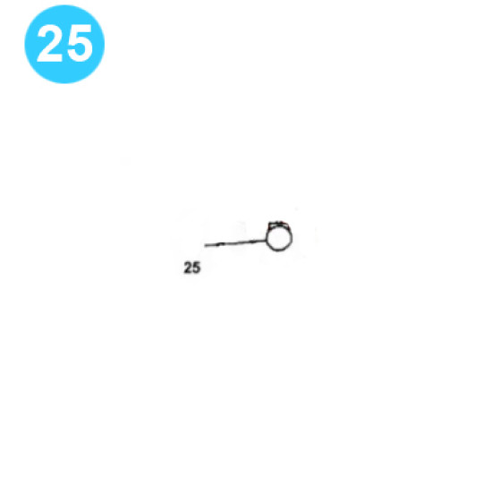 item#25 F-1000 Crankshaft Assembly Continental Emsco Style 11 Ga. Safety Wire F-1000 Crankshaft Assembly image