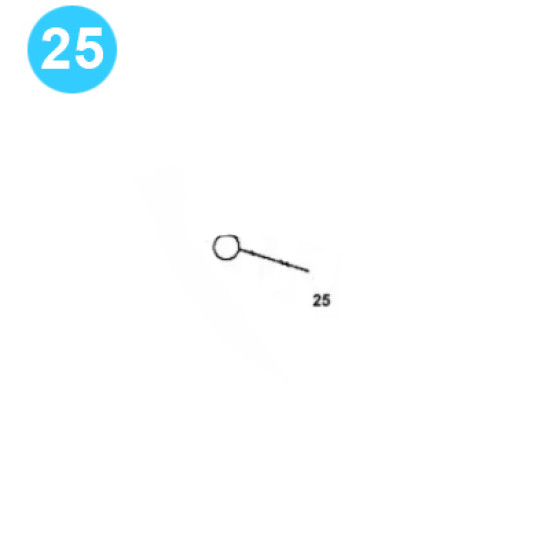 item#25 F-1300 Crankshaft Assembly Continental Emsco Style 11 Ga. Safety Wire F-1300 Crankshaft Assembly image