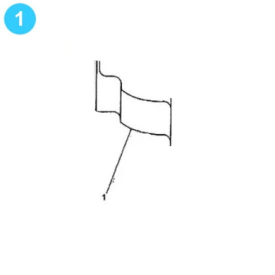 item#1 F-1600 Crankshaft Assembly Continental Emsco Style CrankShaft image