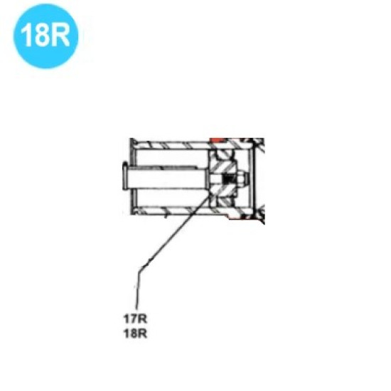 item#R18 F-350 Fluid-End Continental Emsco Style ESNA Heavy Lock Nut image