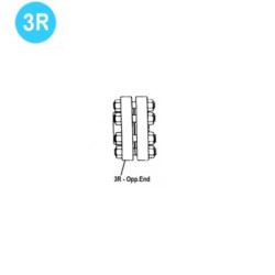 item#R3 F-500 Fluid-End Assembly Continental Emsco Style 4" Blind Flange item#R3 F-500 Fluid-End Assembly Continental Emsco Style 4" Blind Flange