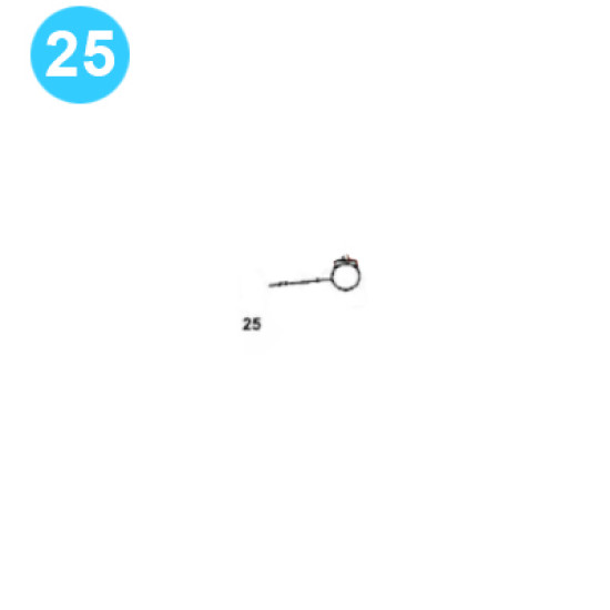item#25 F-500Crankshaft Assembly Continental Emsco Style 11 Ga. Safety Wire image