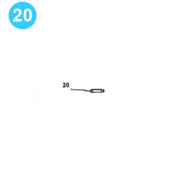 item#20 F-800 Crankshaft Assembly Continental Emsco Style Drilled Head