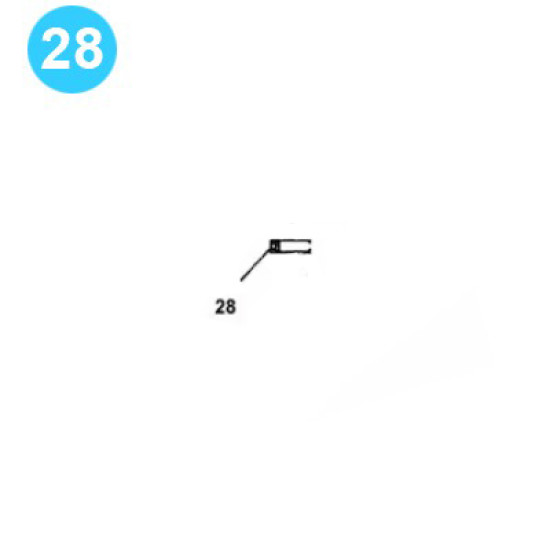 item#28 F-800 Crankshaft Assembly Continental Emsco Style 5/8