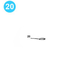 item#20 FA-1300 Crankshaft Assembly Continental Emsco Style Drilled Head