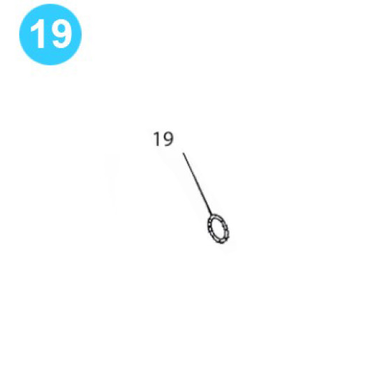 item#19 PZ-11HP Drive Parts Gardner Denver Style Shim (0.005 image