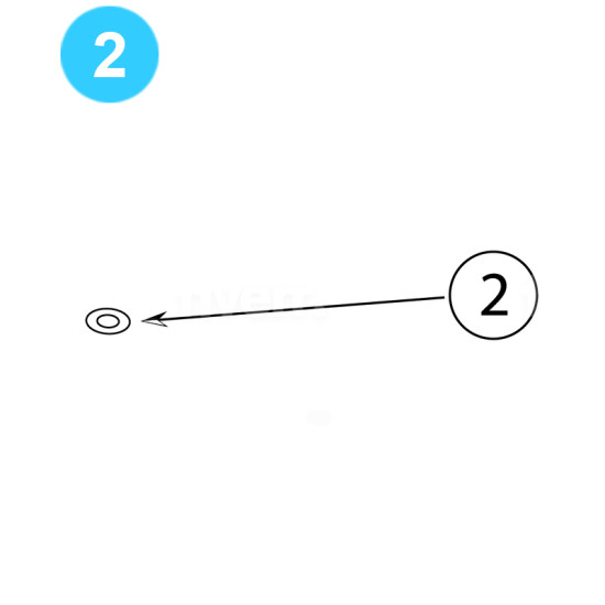 Cameron H2 Choke Washer 15,000 psi H2 Choke image