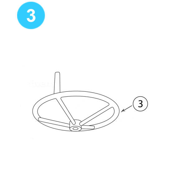 Cameron H2 Choke Handwheel 15,000 psi H2 Choke image