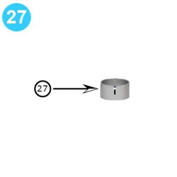 Upper Packing Nut for Bowen 2.5