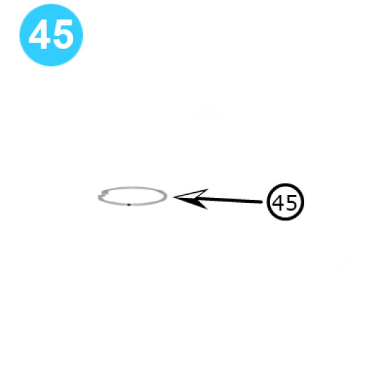 Seal Retainer Snap Ring for Bowen 2.5 Bowen 2.5 Power Swivel image