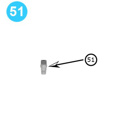 3/4 Self Sealing Nipple for Bowen 2.5 image