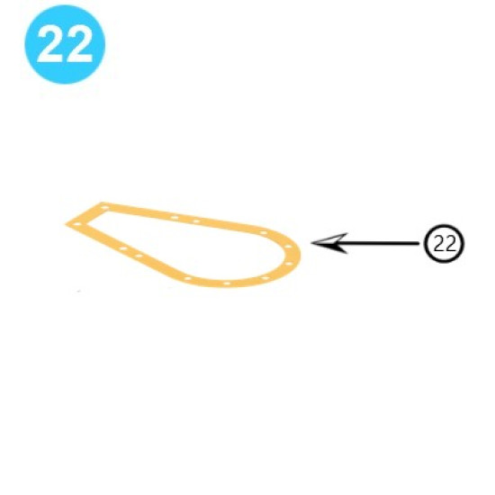 Bowen S-45 Upper Gear Cover Shim image