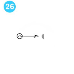 Bowen S-45 1/2 x 3/8 x 1 15/32 Large Key
