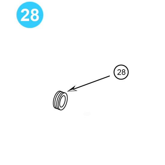 Item# 28 Body Bushing for Cameron Type 