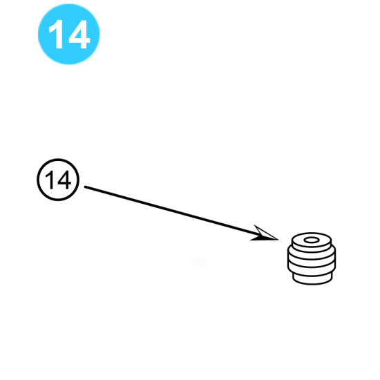 item#14 Piston for CIW Hydraulic F & FC Gate Valve CIW Hydraulic F & FC Style image