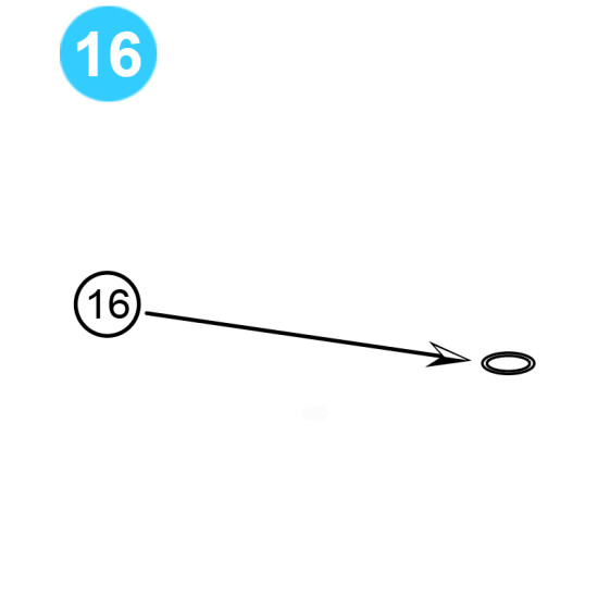 item#16 O-Ring for CIW Hydraulic F & FC Gate Valve CIW Hydraulic F & FC Style image