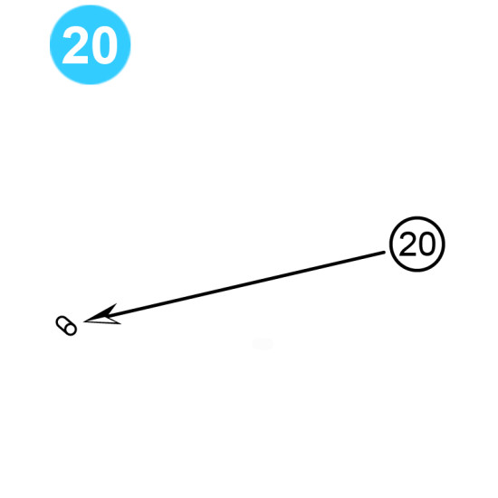 item#20 Relief Valve for CIW Hydraulic F & FC Gate Valve CIW Hydraulic F & FC Style image