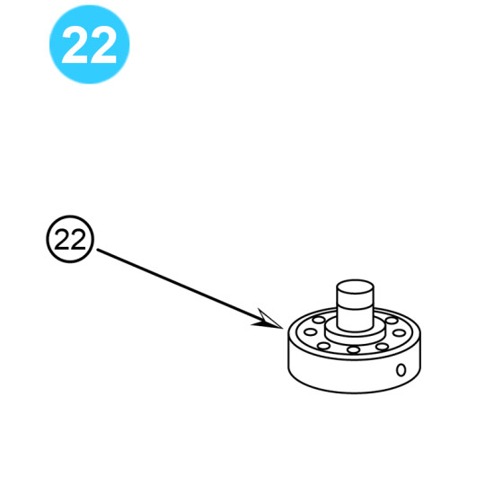 item#22 Bonnet for CIW Hydraulic F & FC Gate Valve image