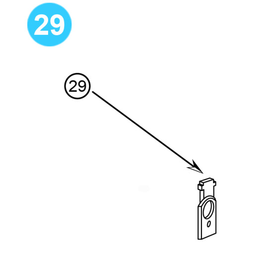 item#29 Retainer Plate for CIW Hydraulic F & FC Gate Valve CIW Hydraulic F & FC Style image