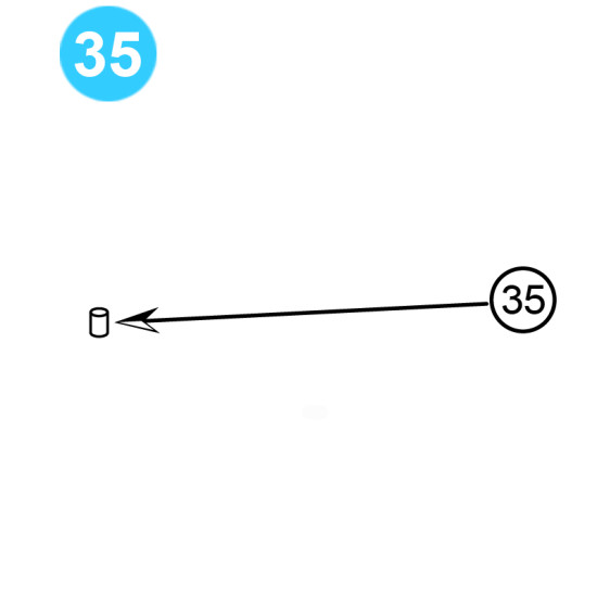 item#35 Bonnet Locating Pin for CIW Hydraulic F & FC Gate Valve image