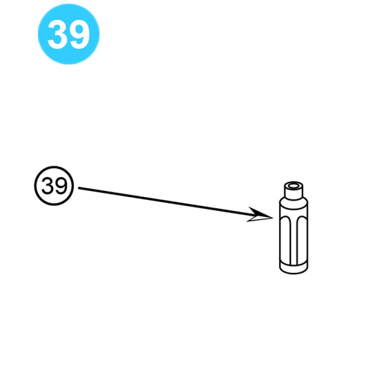 item#39 Stem Protector for CIW Hydraulic F & FC Gate Valve CIW Hydraulic F & FC Style image