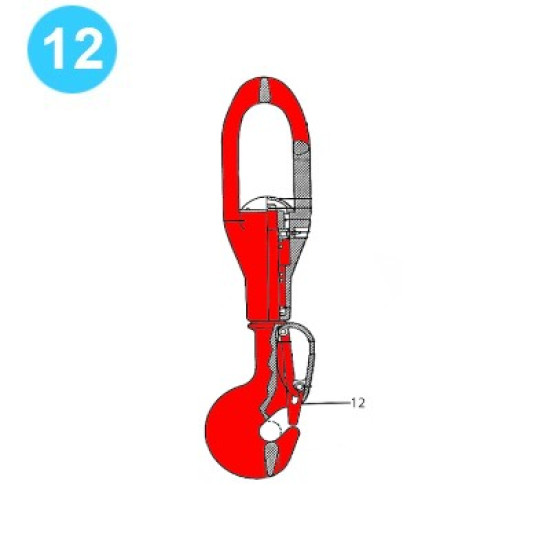 BJ Rod Hook R-40 Style Latch BJ Rod Hook R-40 Style image