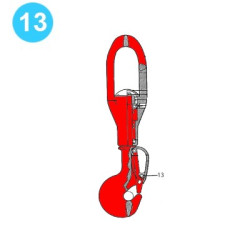 BJ Rod Hook R-40 Style Pin