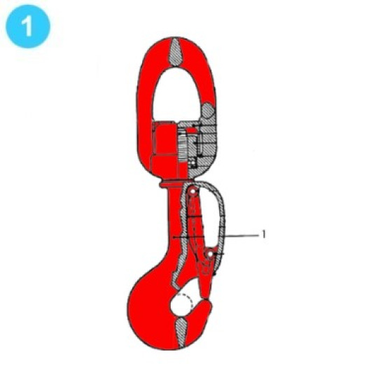 BJ Rod Hook R-25 Style Body BJ Rod Hook R-25 Style image