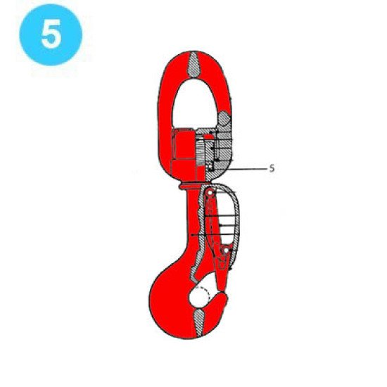 BJ Rod Hook R-25 Style Thrust Bearing Assembly image