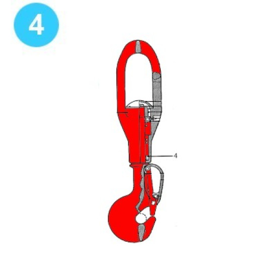 BJ Rod Hook R-40 Style Shank Spring image